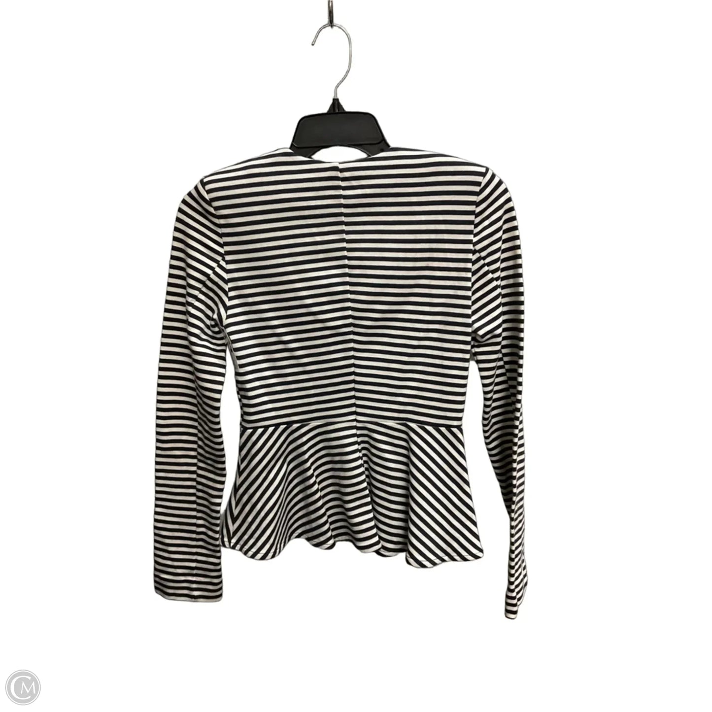 Jacket Shirt By Top Shop In Striped Pattern, Size: S