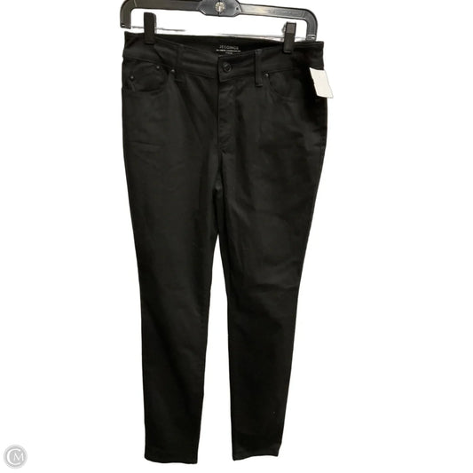 Jeans Skinny By Chicos In Black Denim, Size: 0