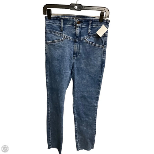 Jeans Skinny By Abercrombie And Fitch In Blue Denim, Size: 2