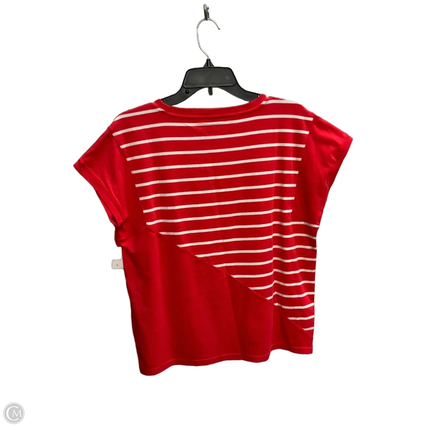 Top Short Sleeve By Talbots In Red, Size: S