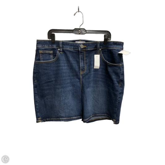 Shorts By Lane Bryant In Blue Denim, Size: 20