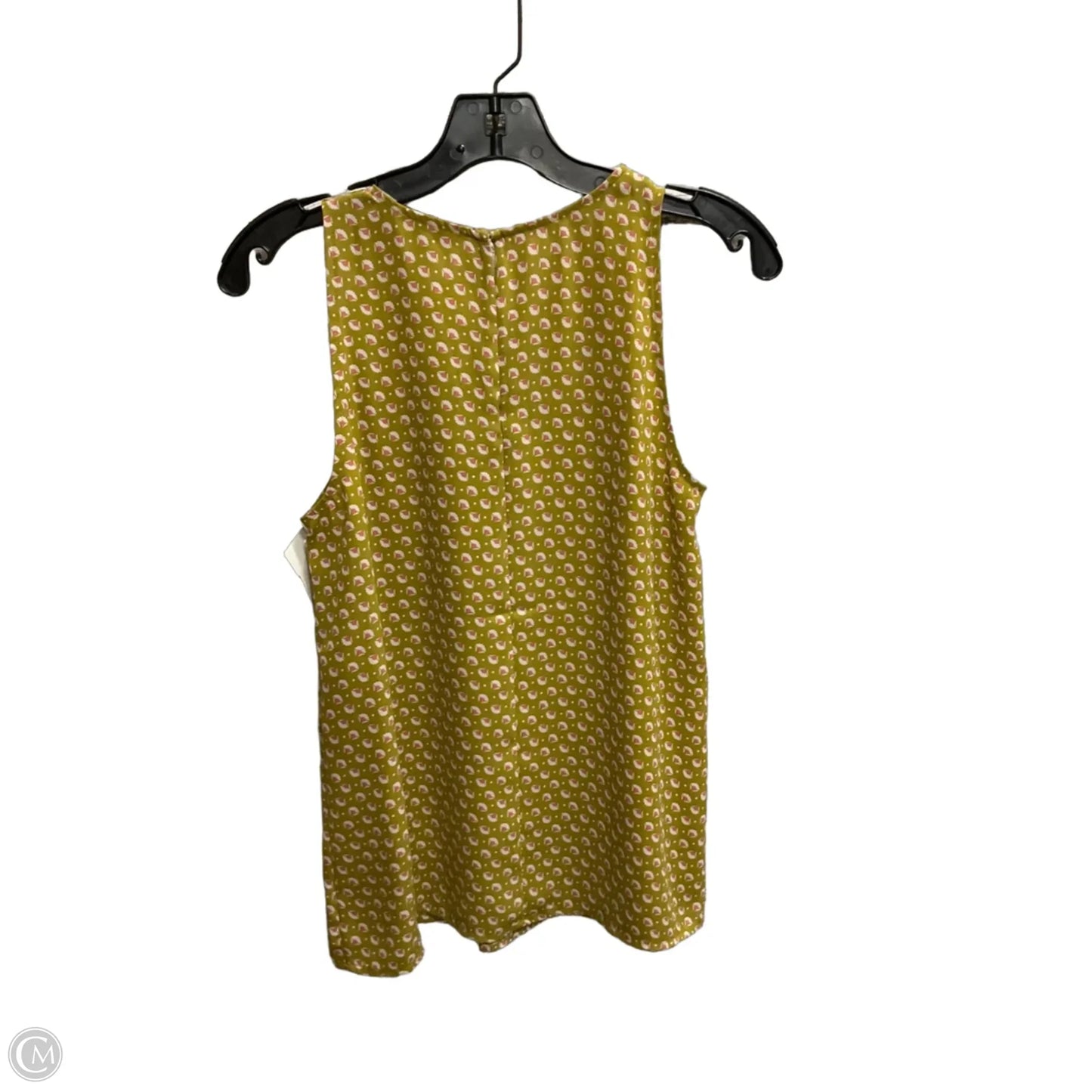 Top Sleeveless By Loft In Green, Size: S