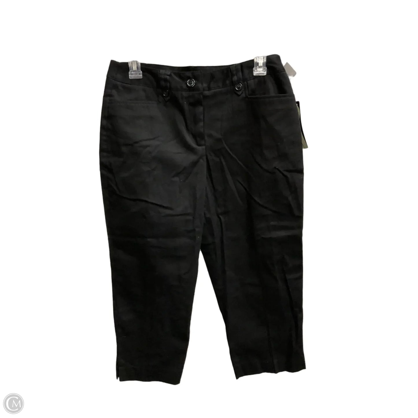 Capris By Counterparts In Black, Size: 10p