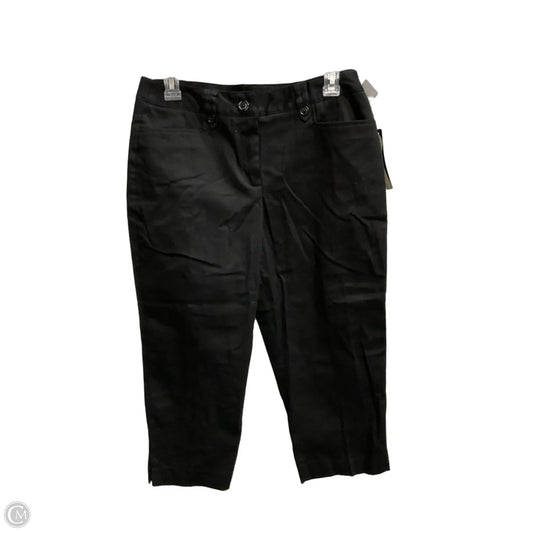 Capris By Counterparts In Black, Size: 10p