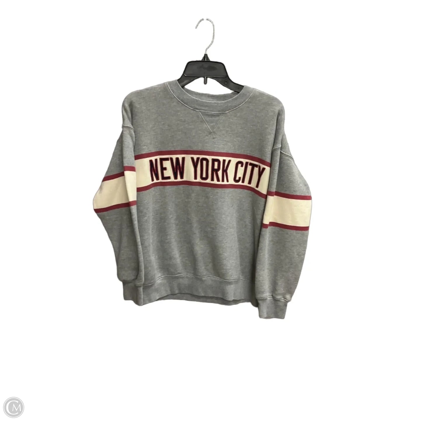Sweatshirt Crewneck By J. Crew In Grey, Size: S