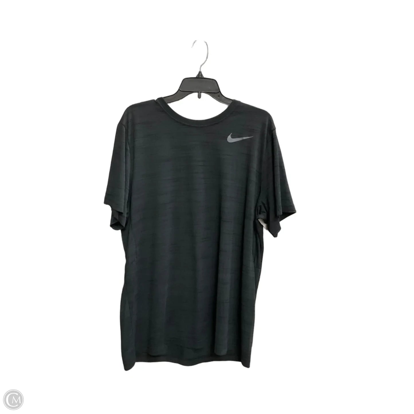 Athletic Top Short Sleeve By Nike Apparel In Grey, Size: Xl