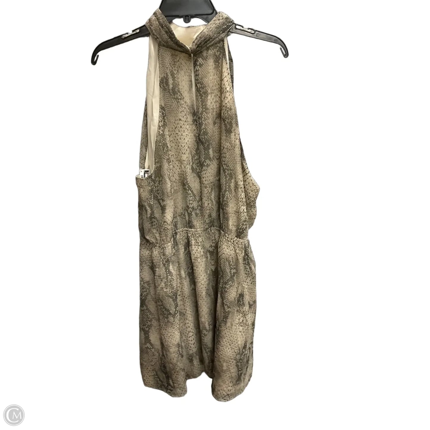 Dress Casual Midi By Express In Snakeskin Print, Size: Xl