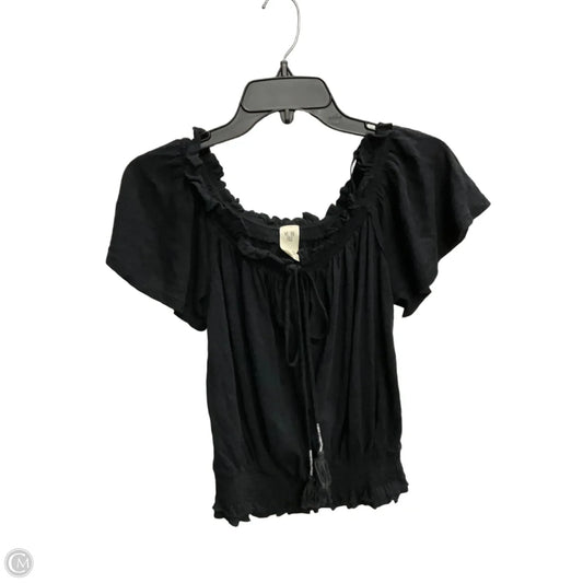 Top Short Sleeve By We The Free In Black, Size: Xs