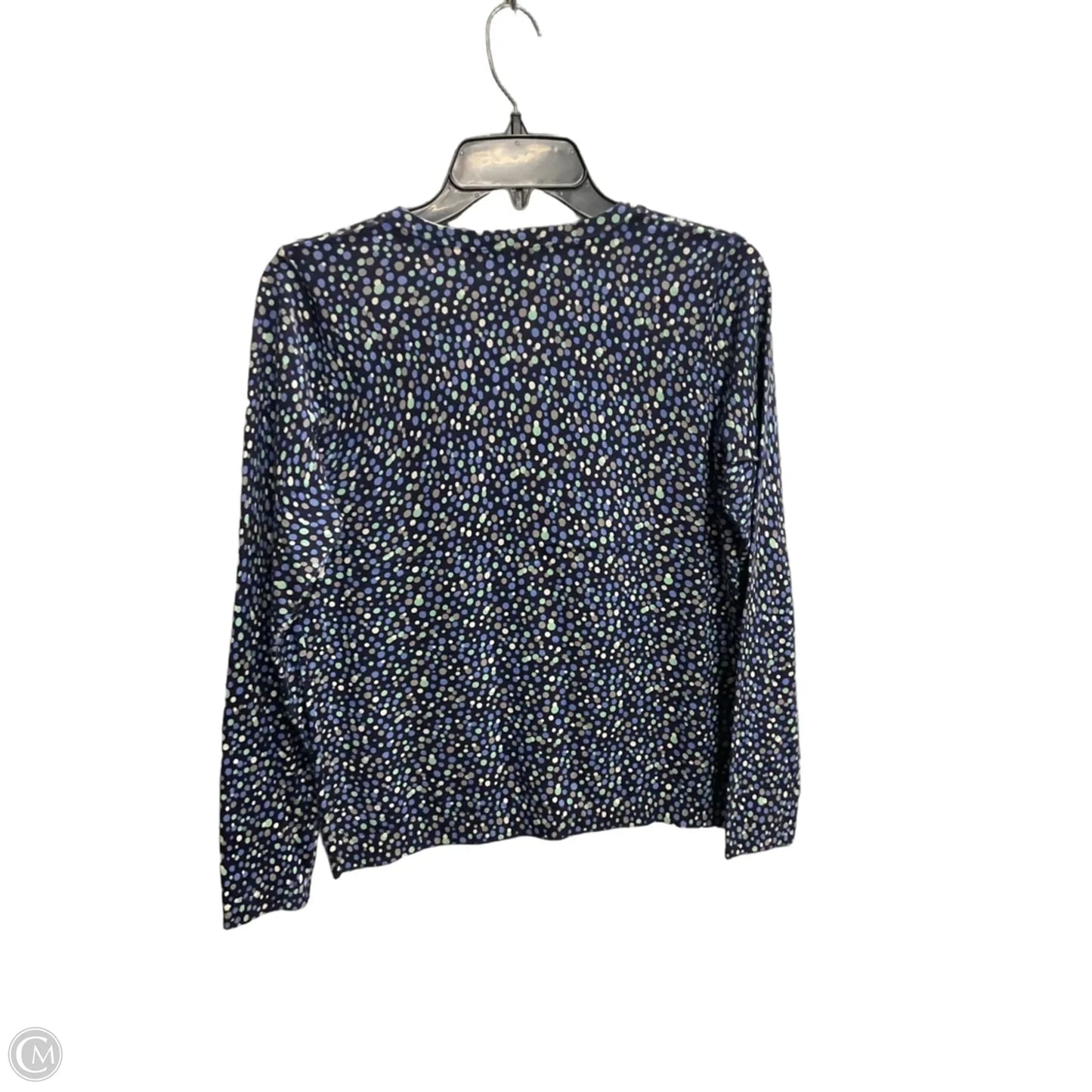 Cardigan By Talbots In Polkadot Pattern, Size: Mp