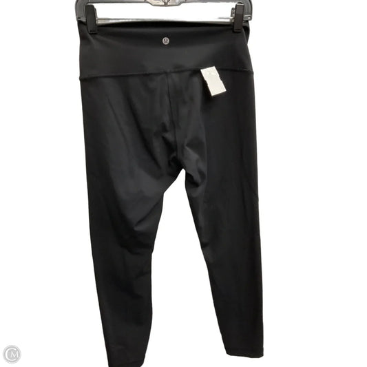 Athletic Leggings By Lululemon In Black, Size: M