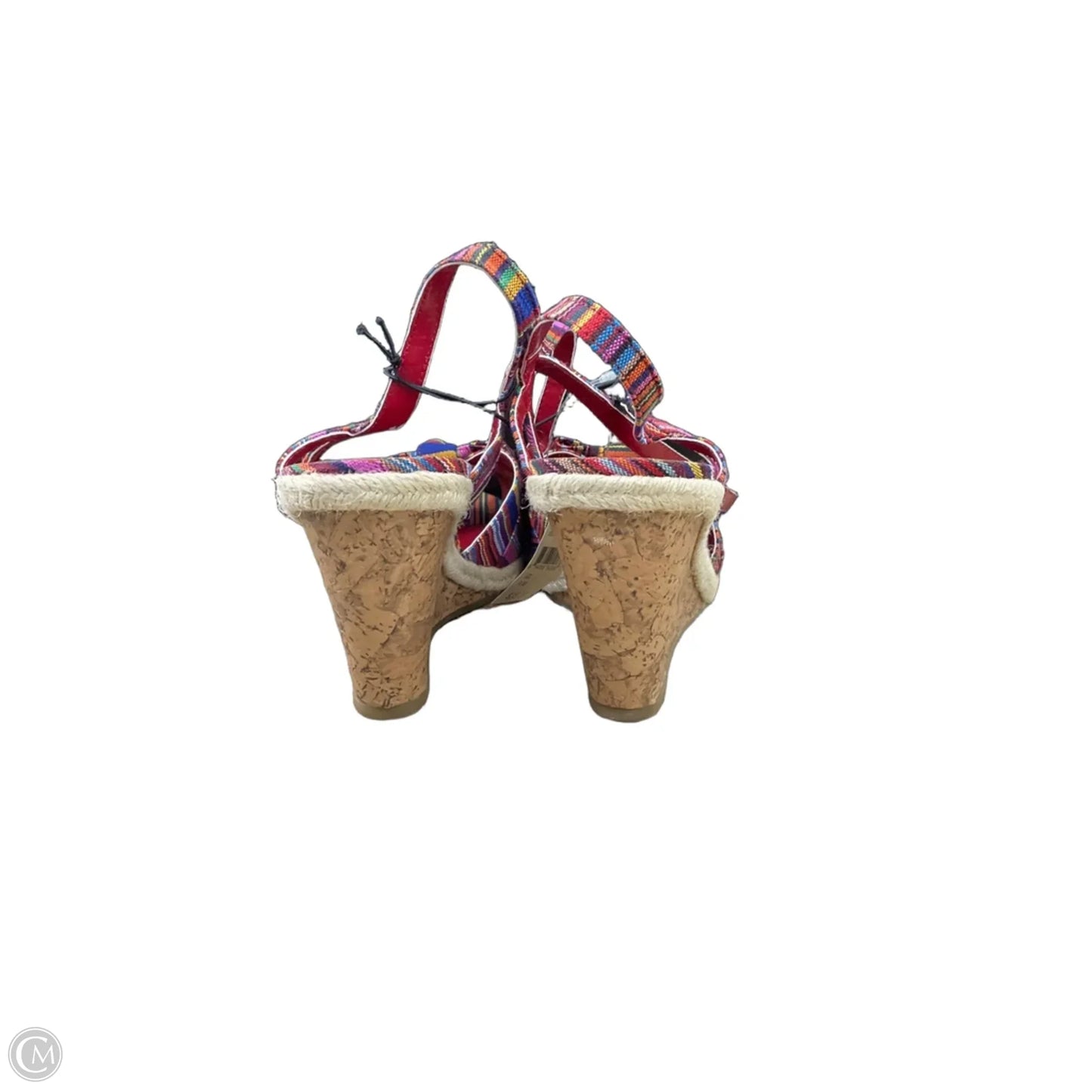 Sandals Heels Wedge By Rialto In Red, Size: 9
