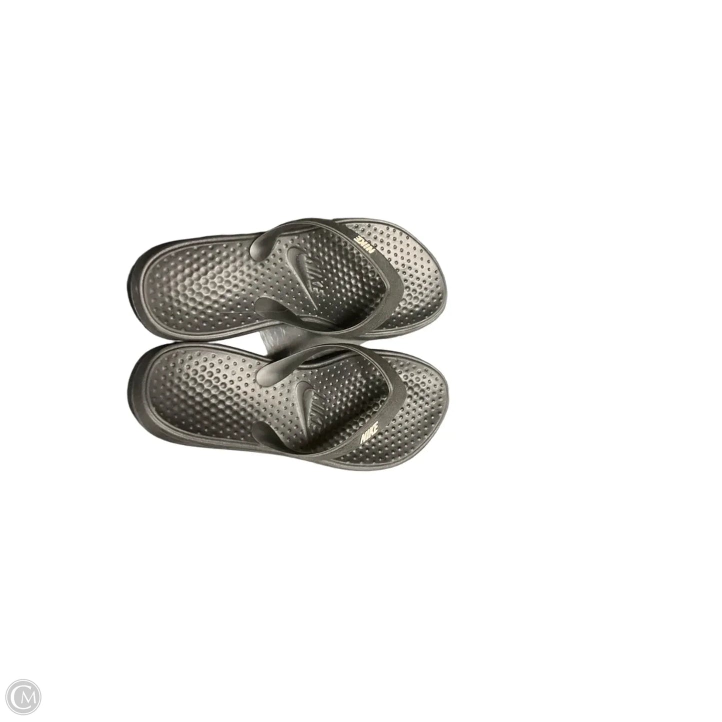 Sandals Flip Flops By Nike In Black, Size: 6