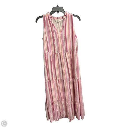 Dress Casual Maxi By Loft In Striped Pattern, Size: Xs