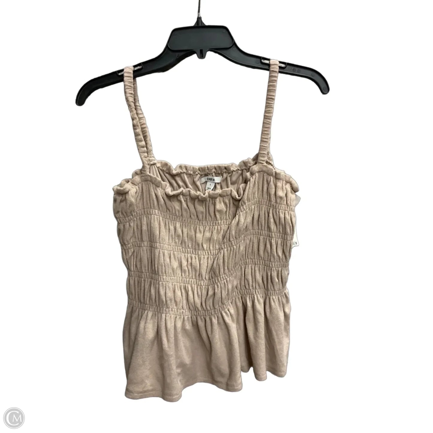 Top Sleeveless By Bar Iii In Tan, Size: L