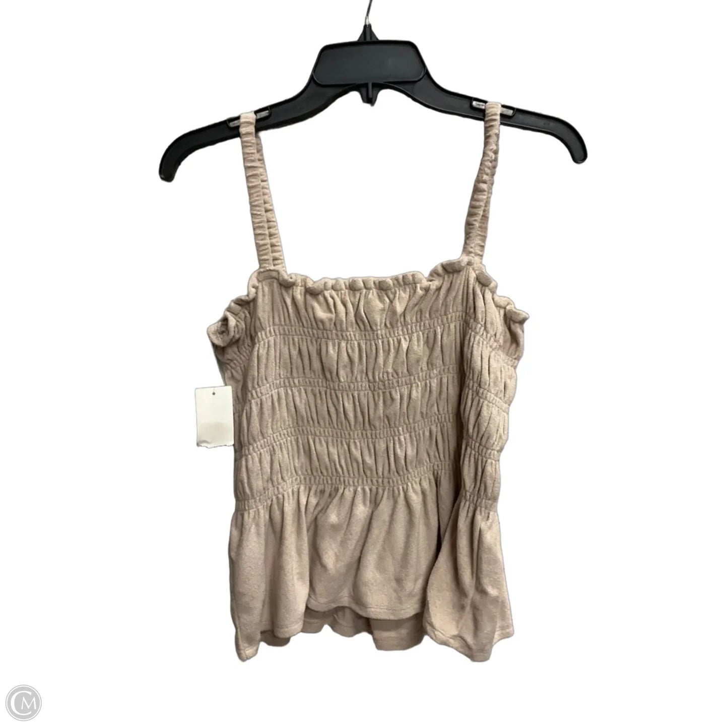 Top Sleeveless By Bar Iii In Tan, Size: L
