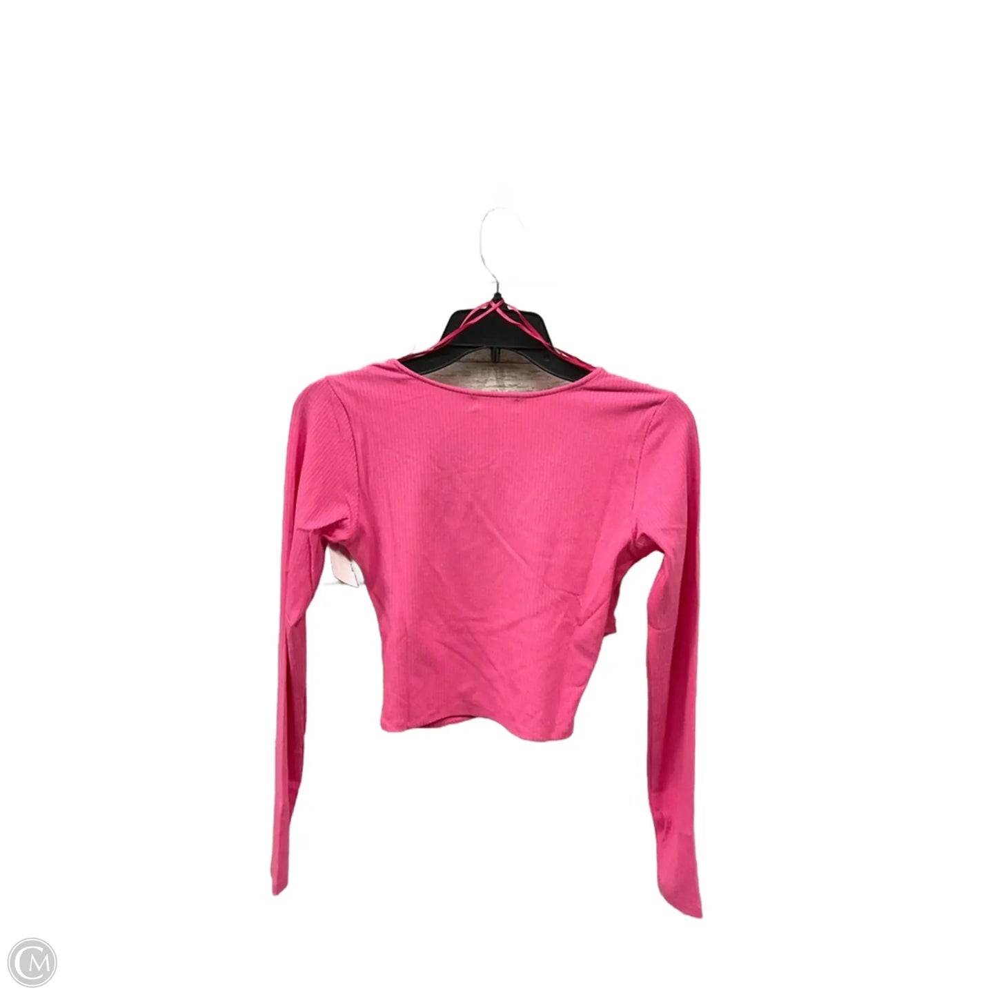 Athletic Top Long Sleeve Crewneck By Cmb In Pink, Size: M