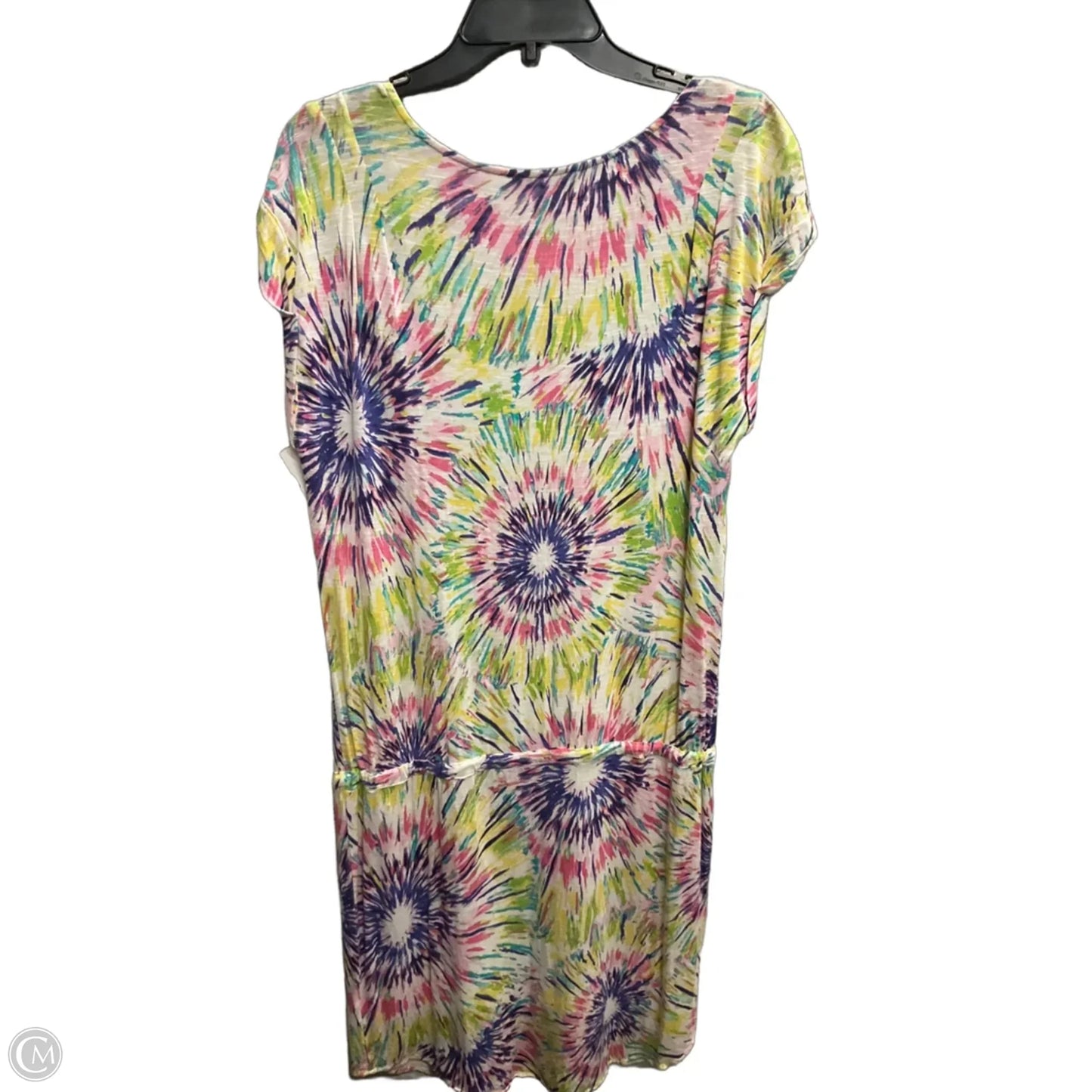 Dress Casual Midi By Tori Richards In Tie Dye Print, Size: M