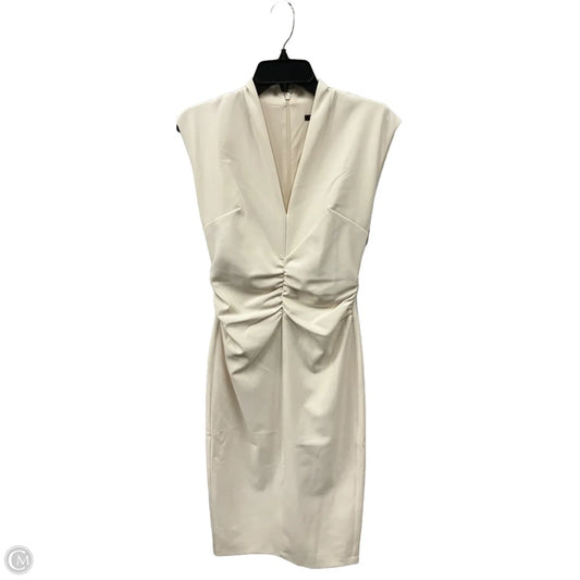 Dress Casual Short By Express In Cream, Size: Xs
