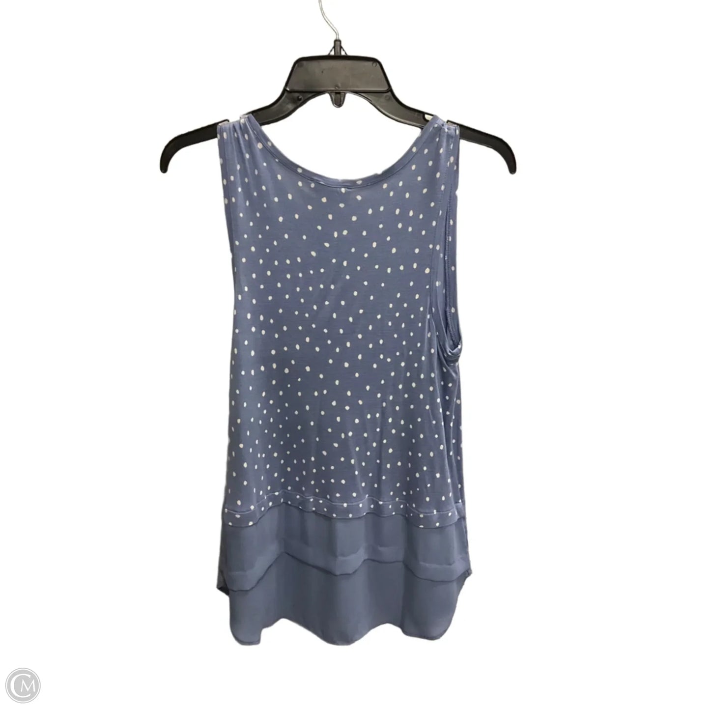 Top Sleeveless By Loft In Polkadot Pattern, Size: Xs