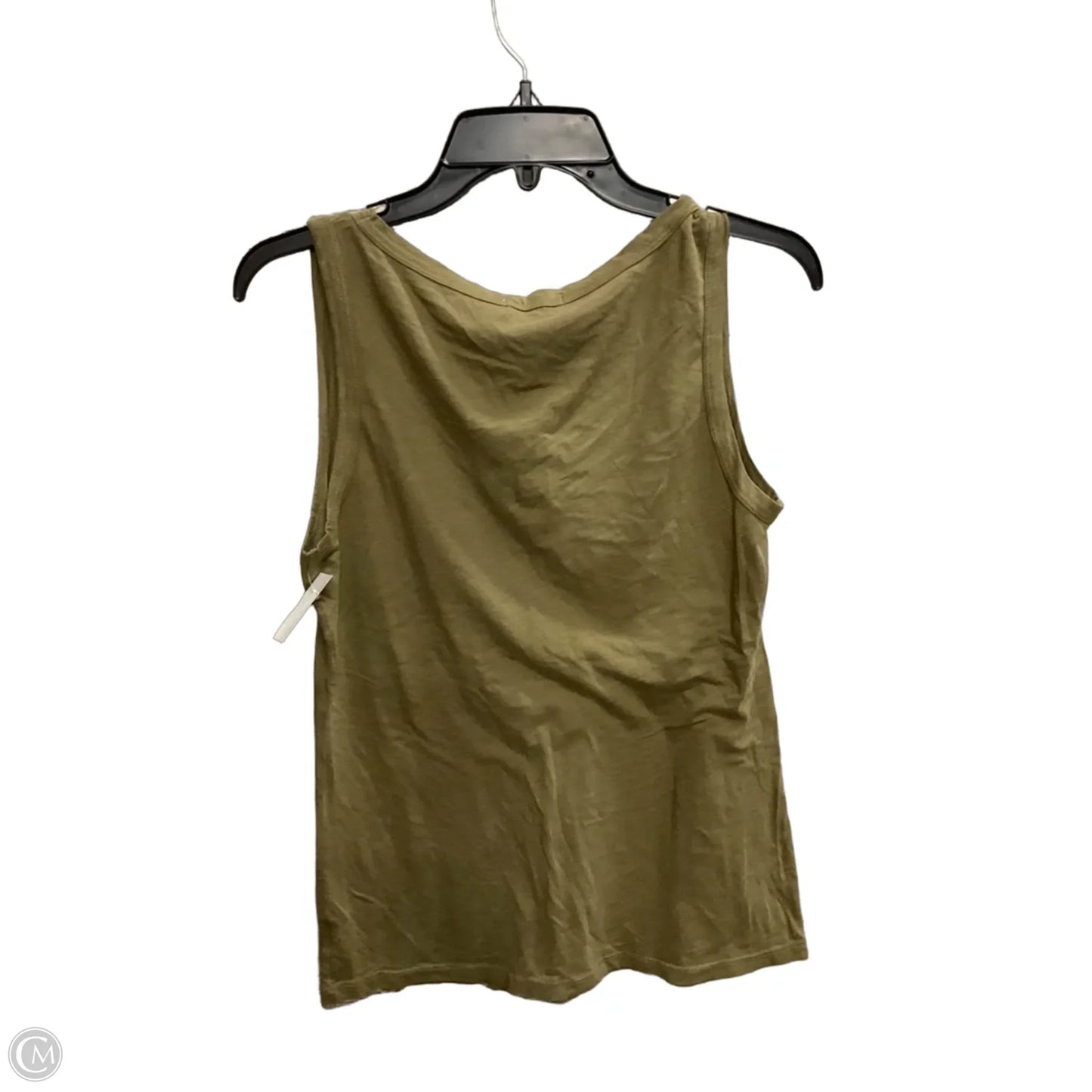 Top Sleeveless By T.la In Green, Size: M