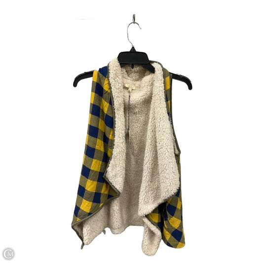 Vest Puffer & Quilted By Kori America In Yellow, Size: L