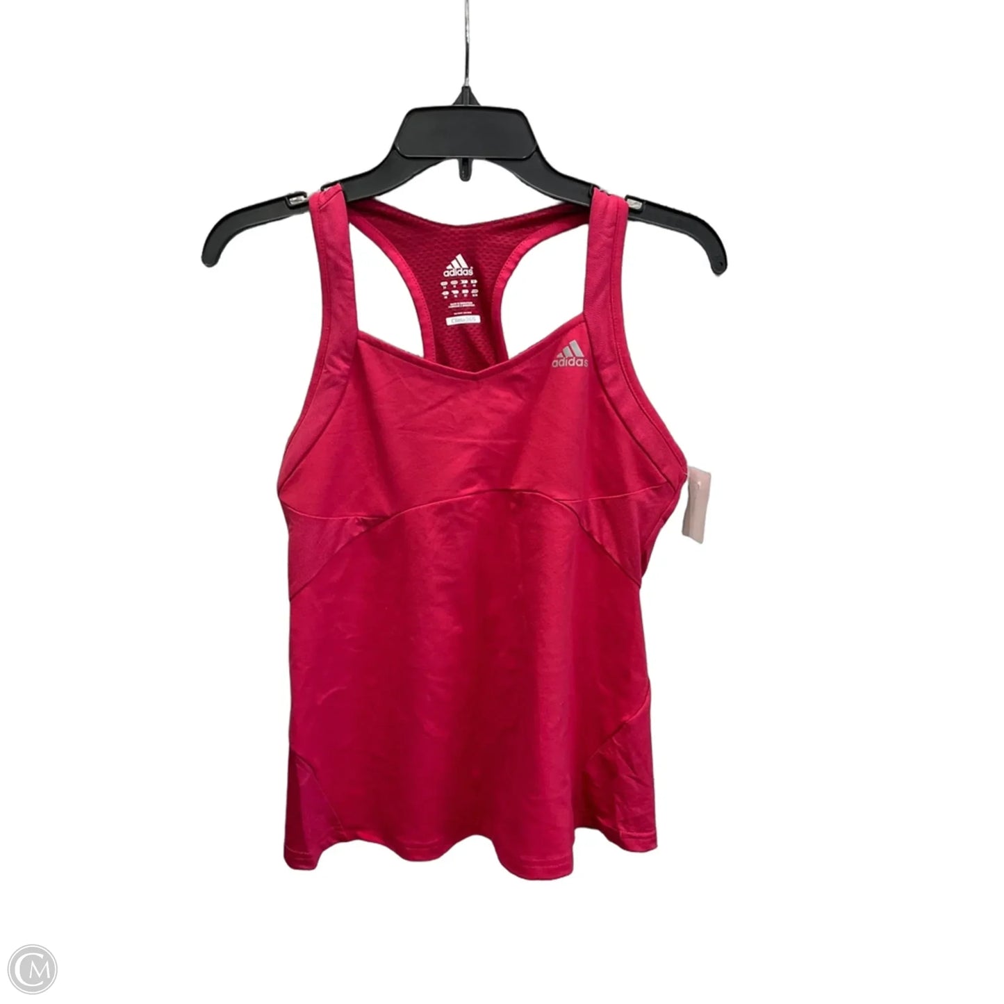 Athletic Tank Top By Adidas In Pink, Size: M