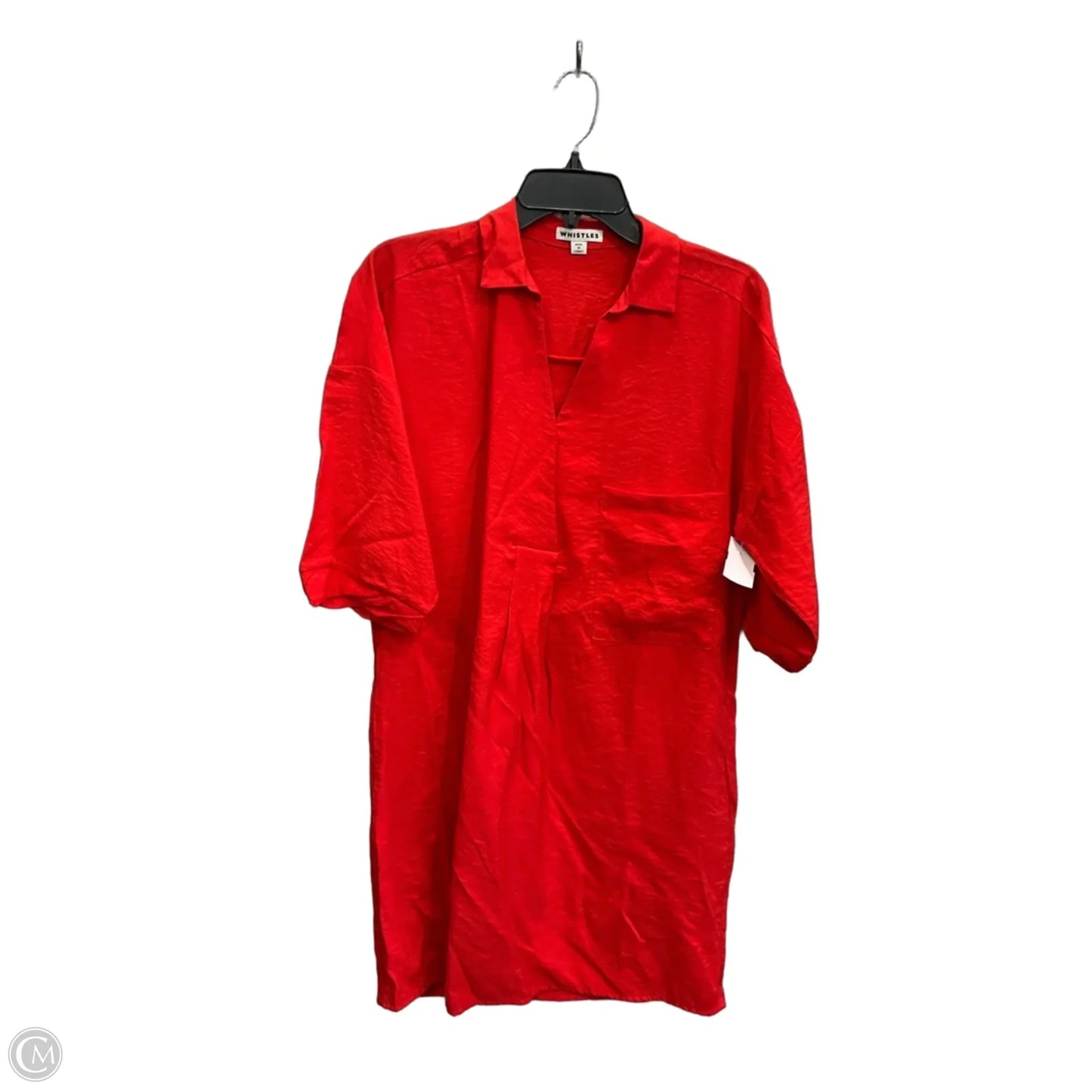 Dress Casual Midi By Cmb In Red, Size: S