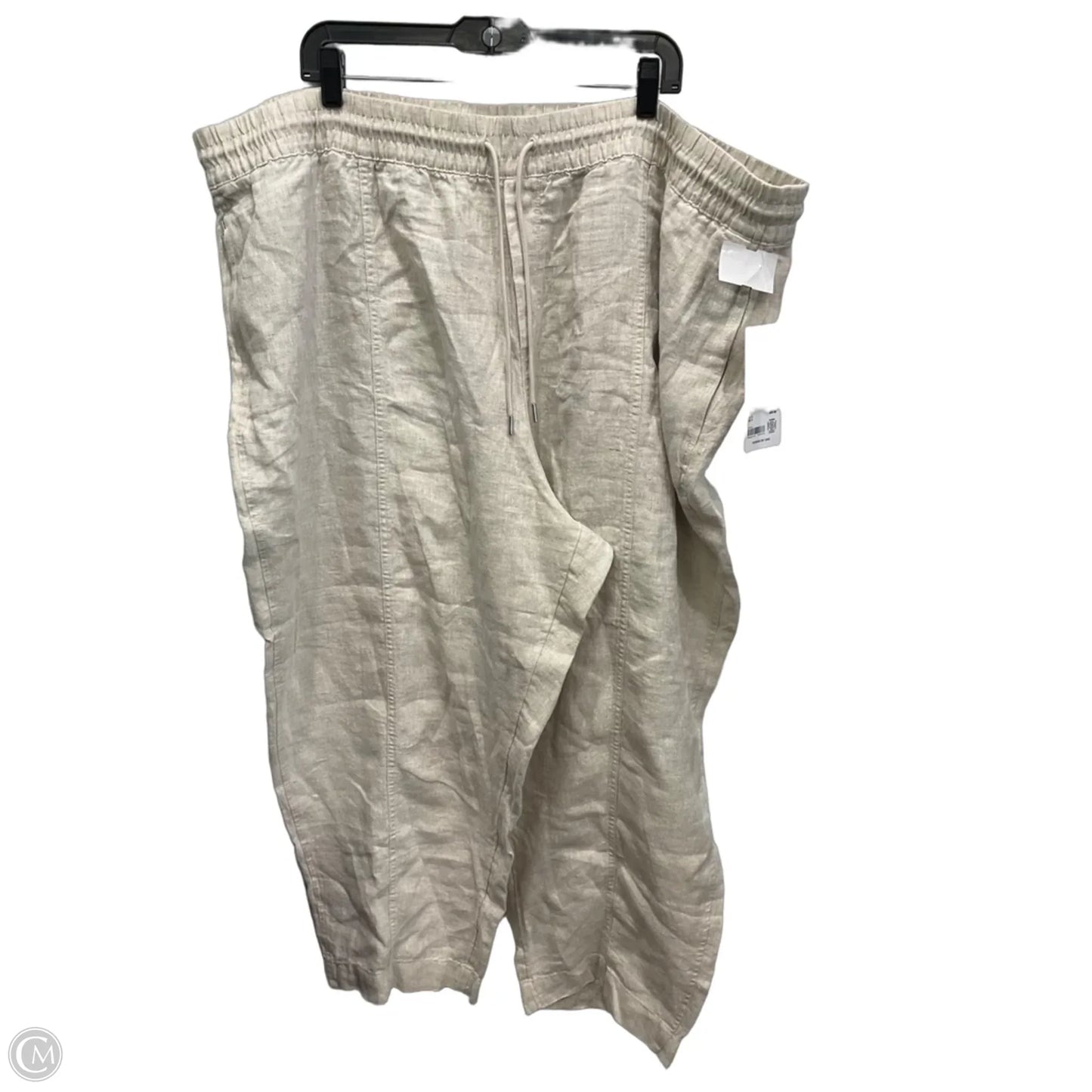 Pants Linen By Athleta In Cream, Size: 3x