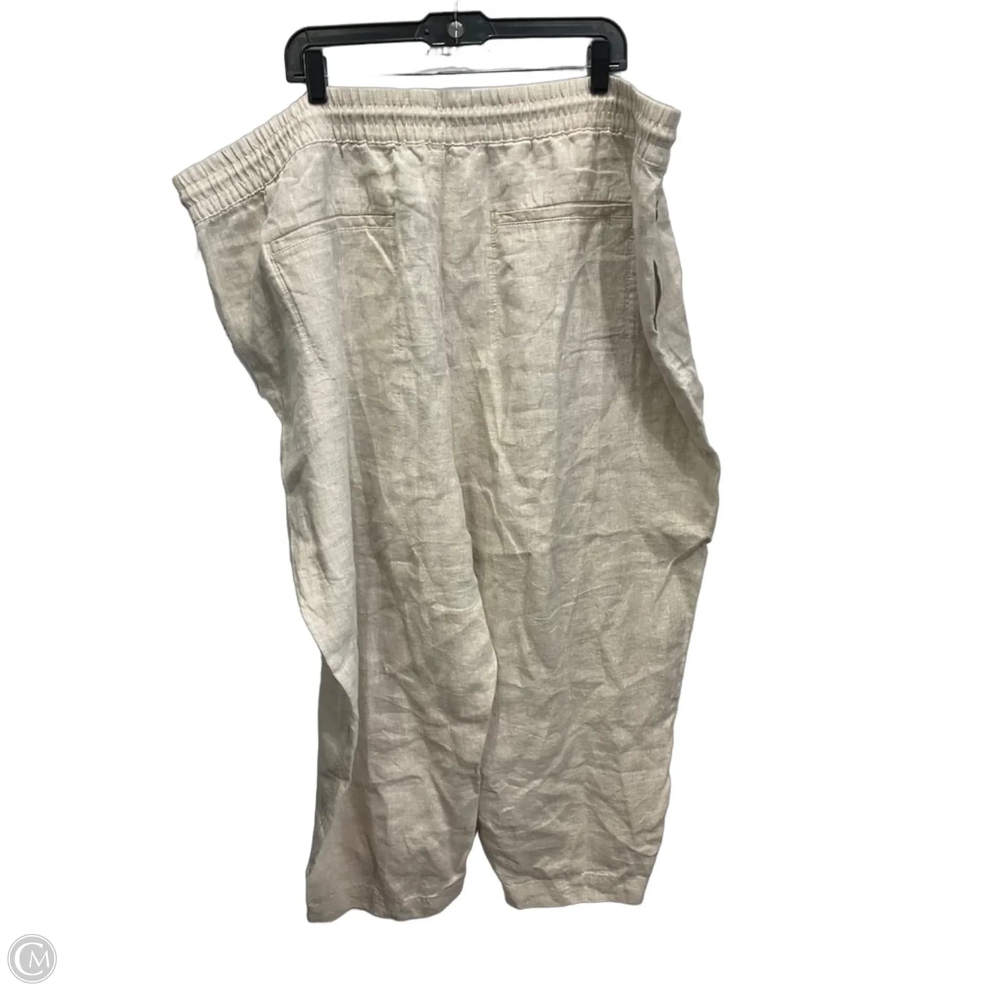 Pants Linen By Athleta In Cream, Size: 3x