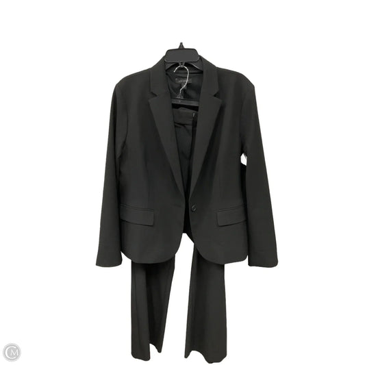 Pants Suit 2pc By Ann Taylor In Black, Size: 16