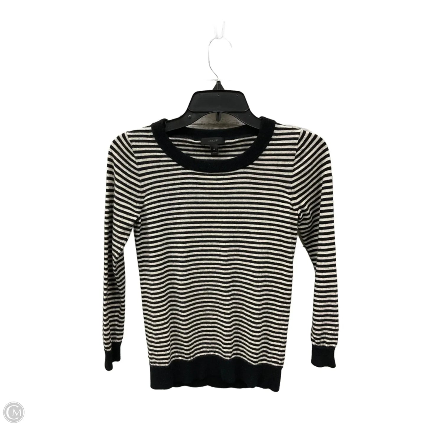 Top Long Sleeve By J. Crew In Striped Pattern, Size: Xs