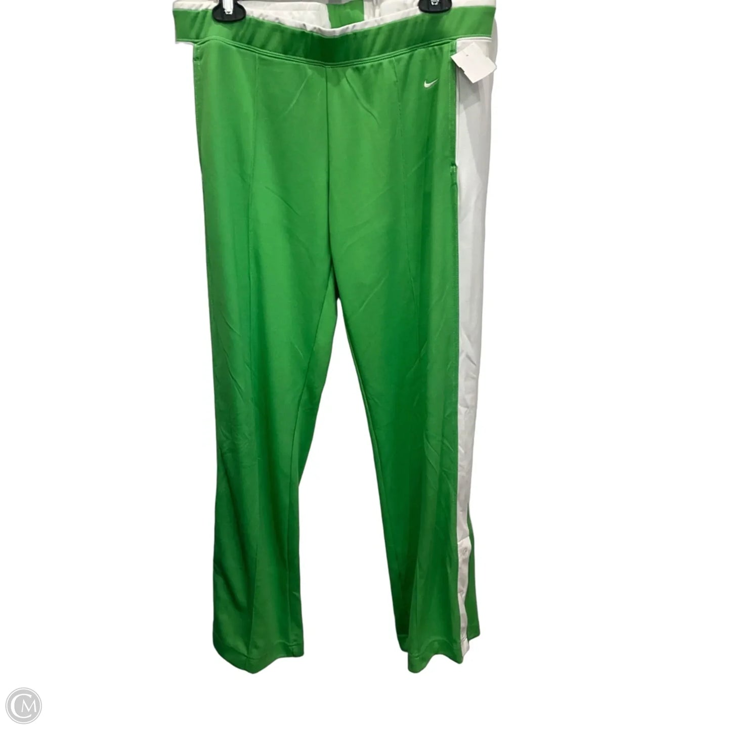 Athletic Pants By Nike Apparel In Green, Size: L