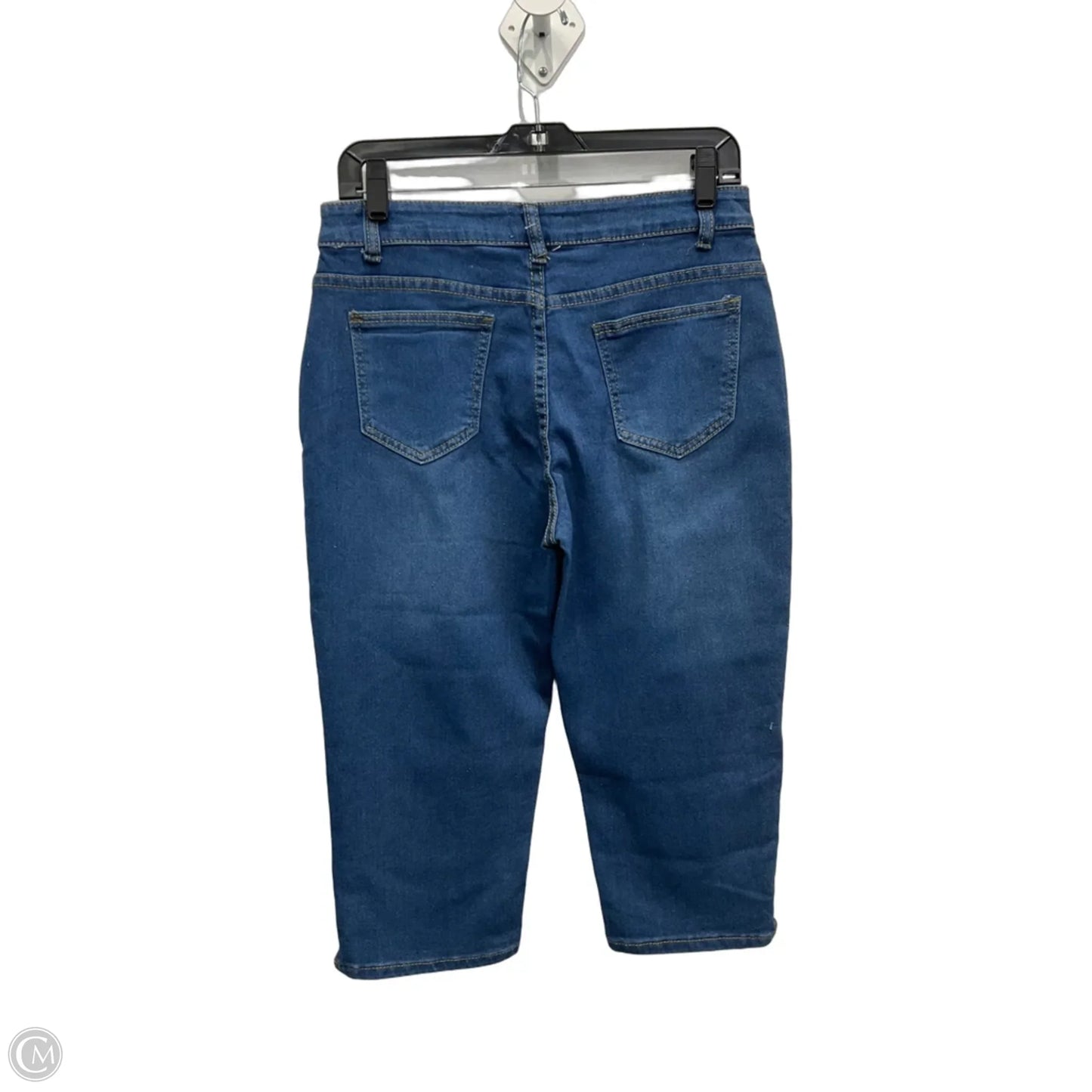 Capris By Just Be In Blue Denim, Size: 8