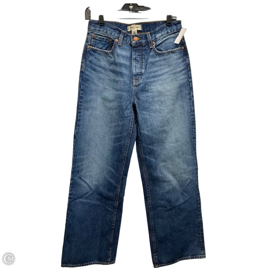 Jeans Straight By Madewell In Blue Denim, Size: 2
