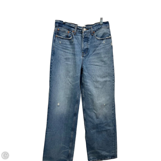Jeans Straight By Madewell In Blue Denim, Size: 2