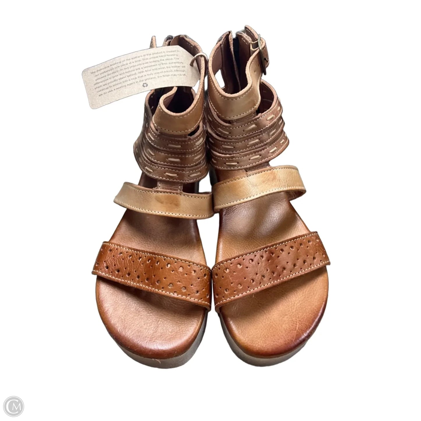 Sandals Flats By Bed Stu In Brown, Size: 9.5