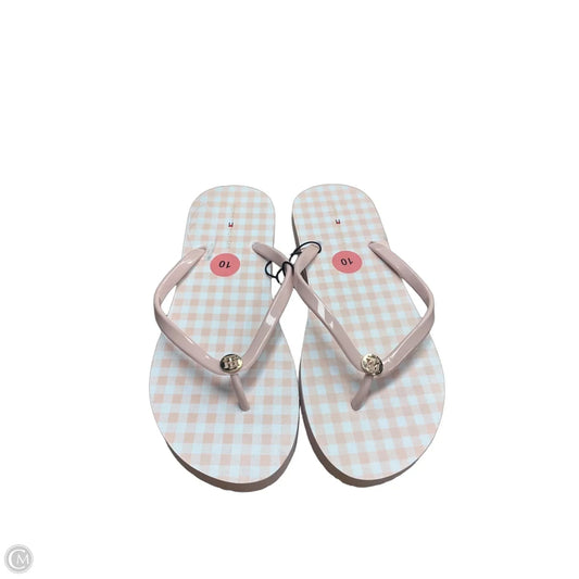 Sandals Flip Flops By Tommy Hilfiger In Pink, Size: 10