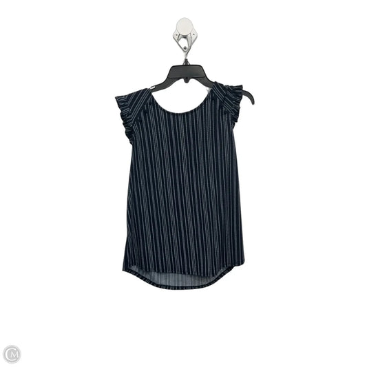 Top Sleeveless By Adrianna Papell In Navy, Size: L