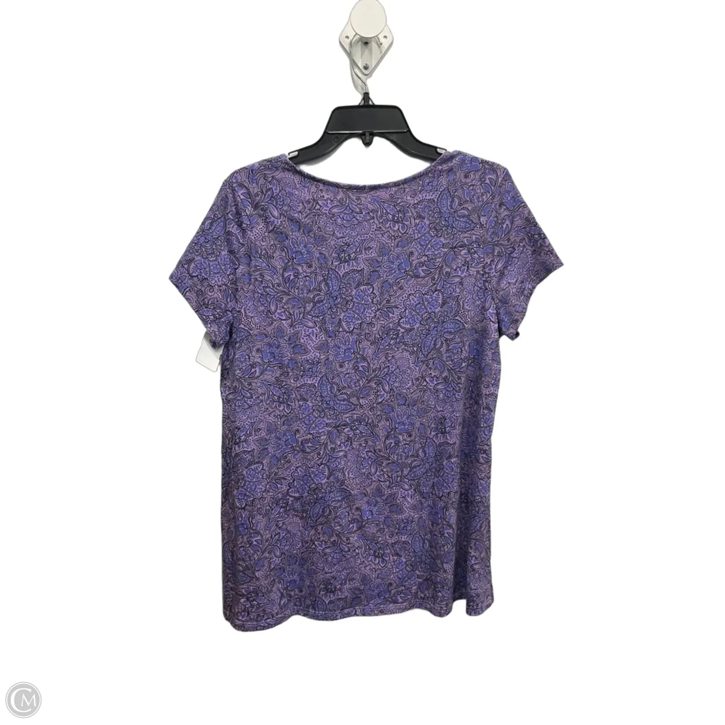 Top Short Sleeve By J. Jill In Purple, Size: M