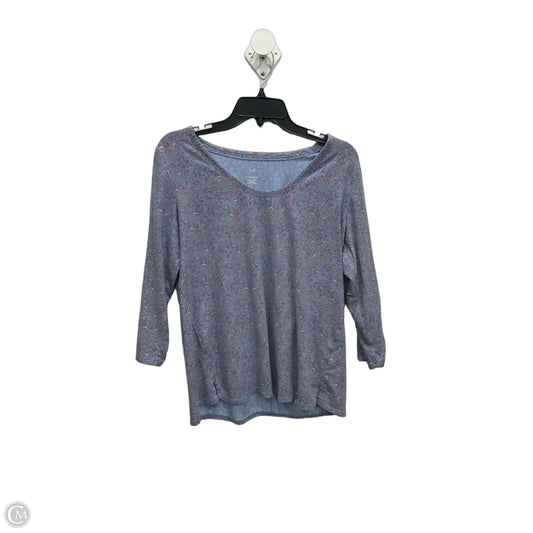 Top 3/4 Sleeve By J. Jill In Blue, Size: M