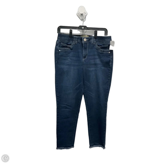 Jeans Straight By Democracy In Blue Denim, Size: 10