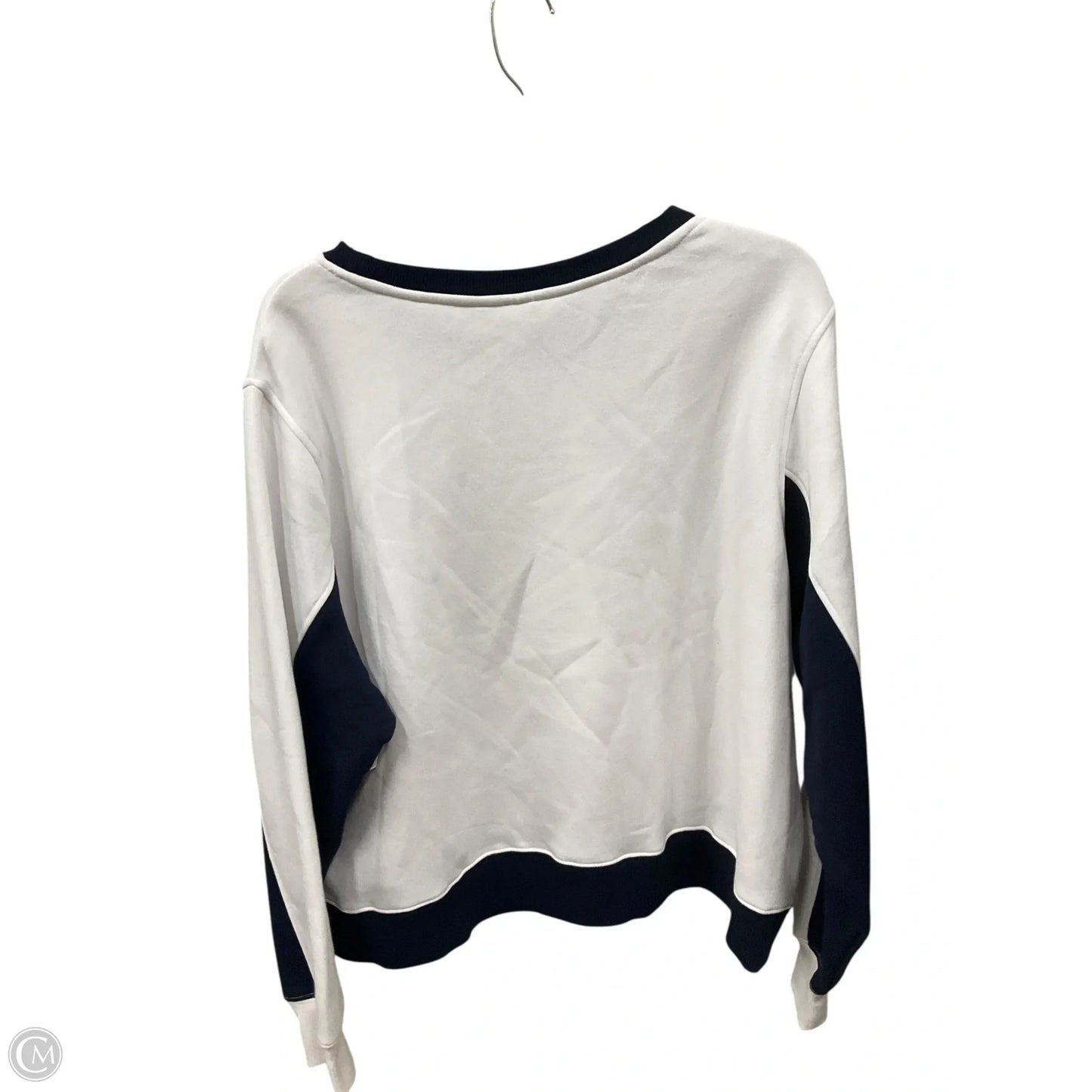 Athletic Top Long Sleeve Crewneck By Fila In White, Size: Xxl
