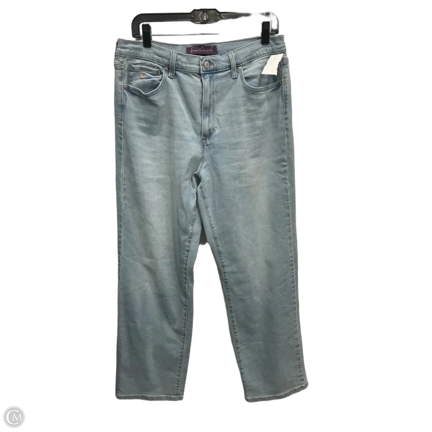 Jeans Straight By Gloria Vanderbilt In Blue Denim, Size: 10