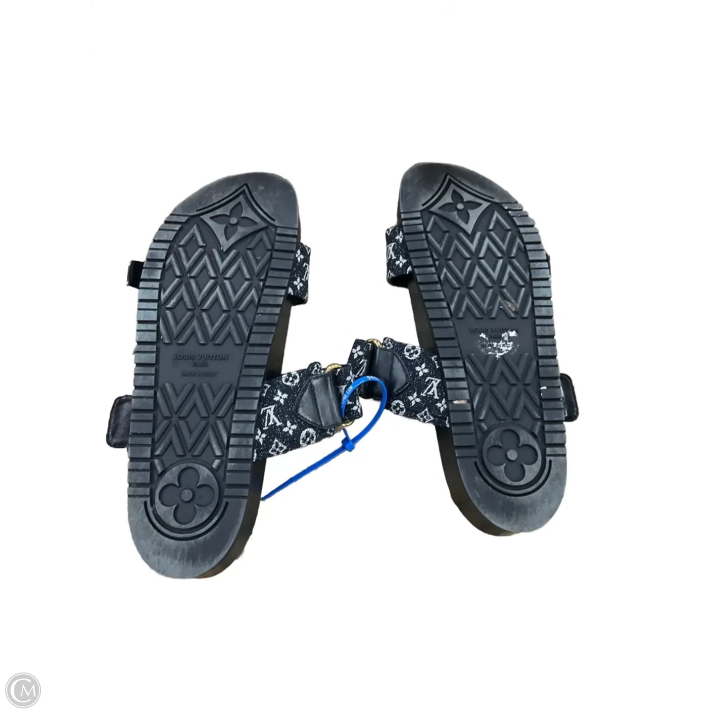 Sandals Luxury Designer By Louis Vuitton In Blue, Size: 10