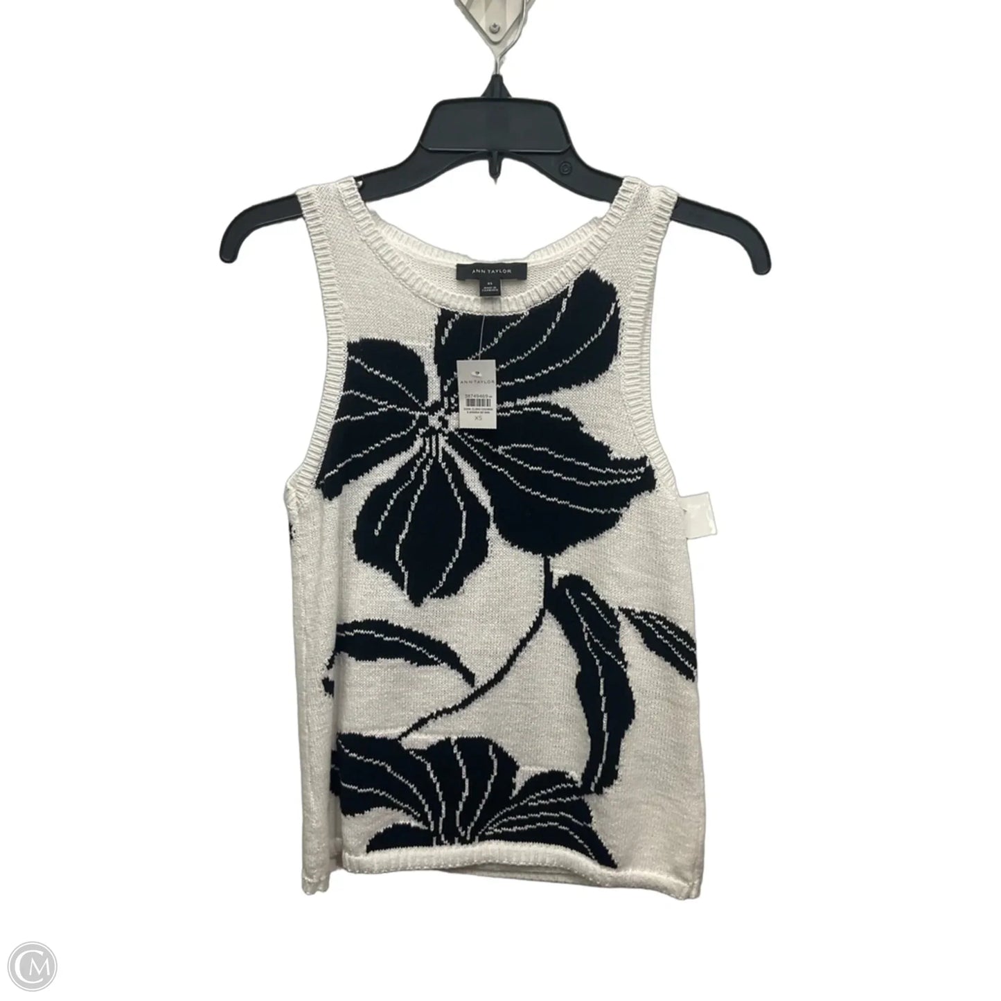 Top Sleeveless By Ann Taylor In White, Size: Xs