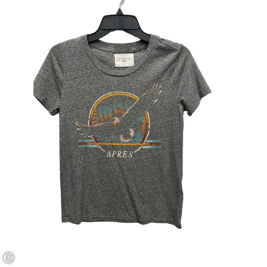 Top Short Sleeve By Sol Angeles In Grey, Size: Xs