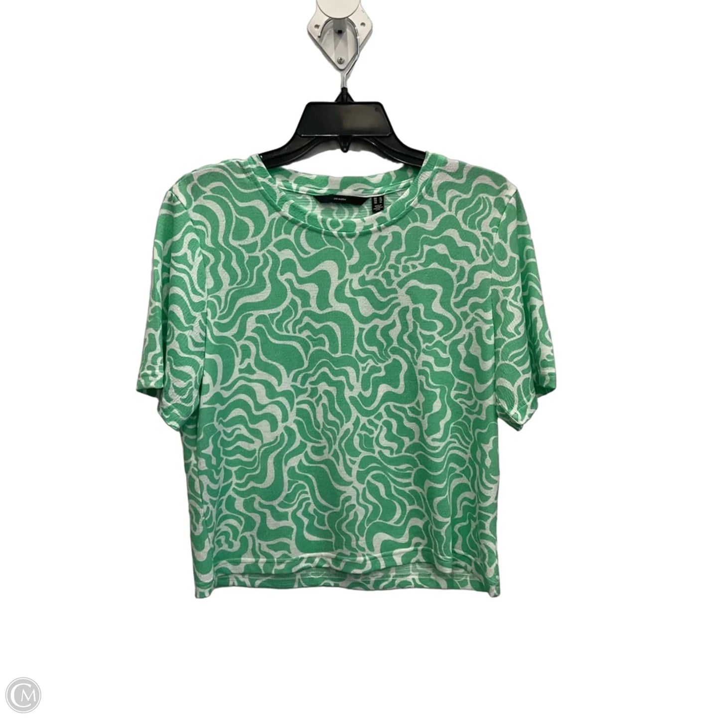 Top Short Sleeve By Vero Moda In Green, Size: Xl