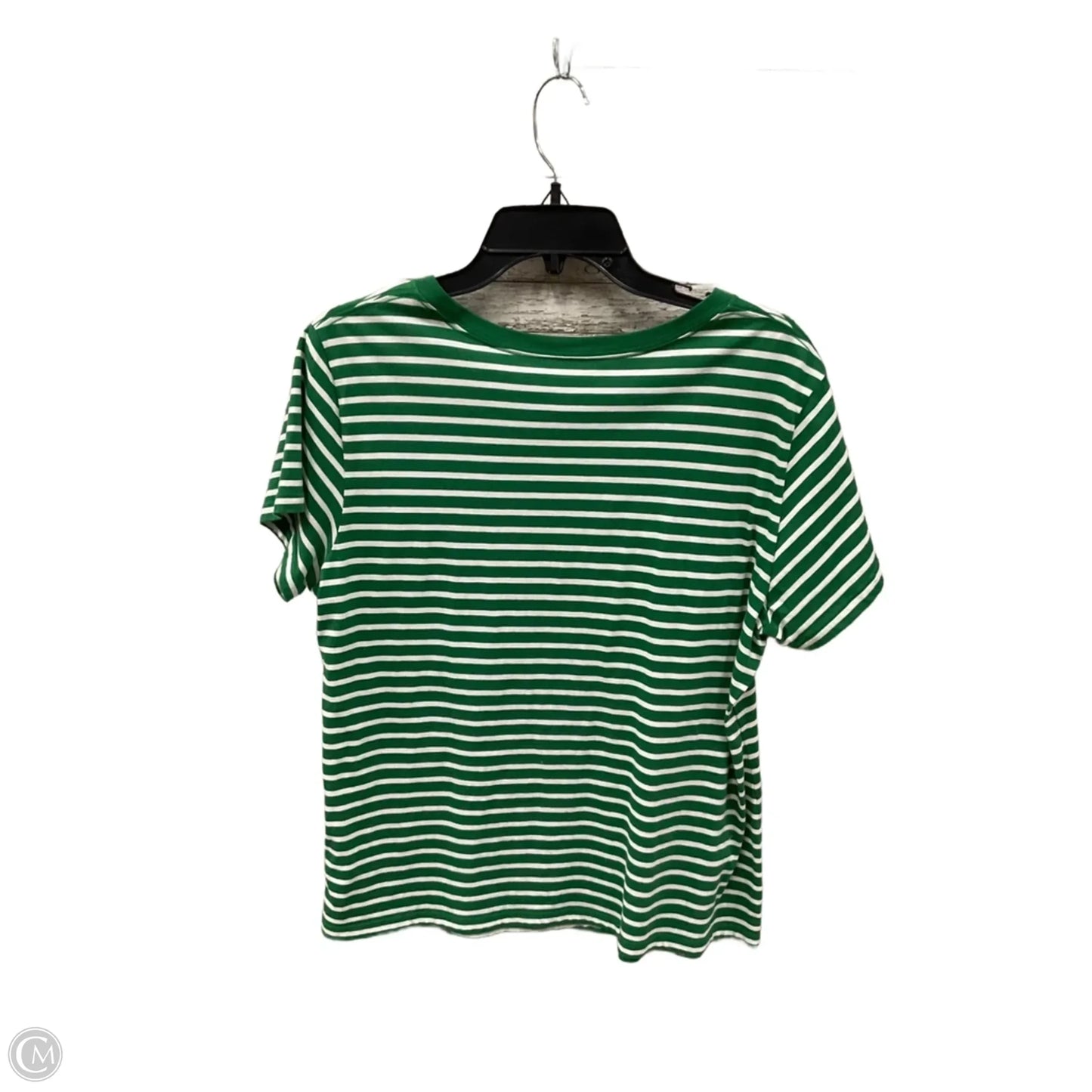 Top Short Sleeve Designer By Kate Spade In Green, Size: Xl