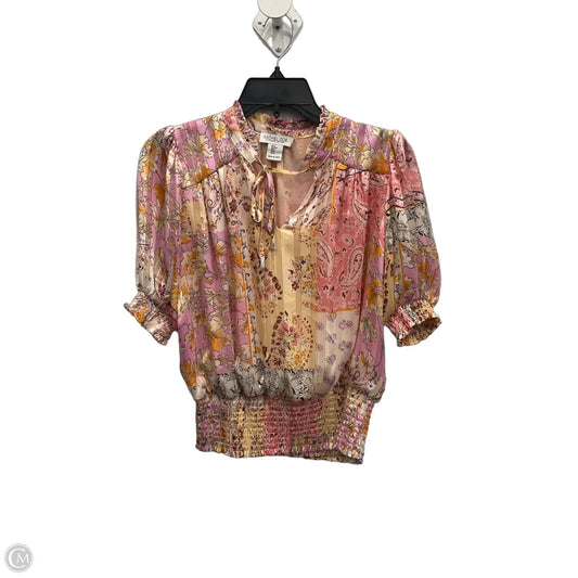 Top Short Sleeve By Rachel Zoe In Multi-colored, Size: S