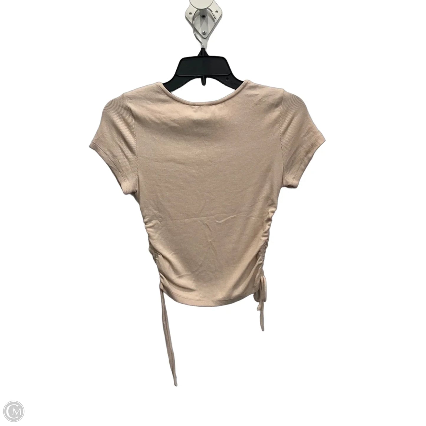 Top Short Sleeve By Princess Polly In Tan, Size: S